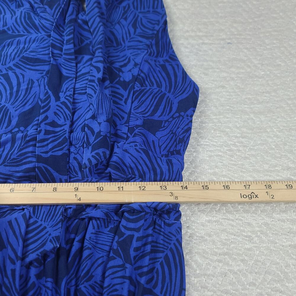 Lilly Pulitzer Orla Maxi Dress Aegean Navy Calypso Coast XL Resort wear Vacay - Picture 7 of 11